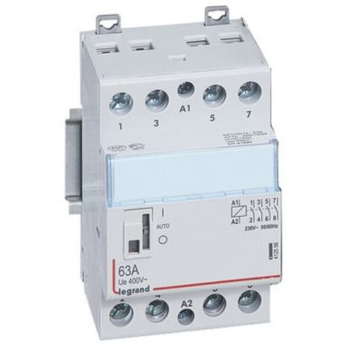 LEGRAND 412556 CX3 modular contactor 63A with 230V 4Z arm