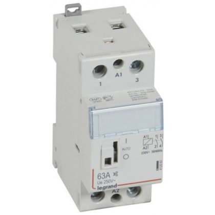 LEGRAND 412560 CX3 moduláris kontaktor 63A 230V 2Z halk - karral