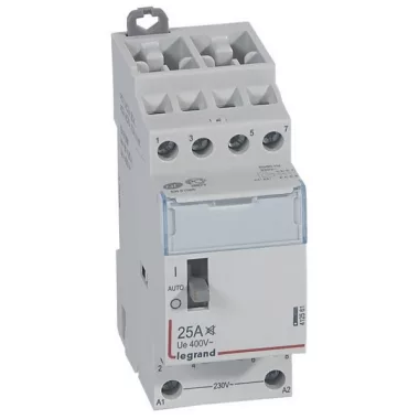 LEGRAND 412561 CX3 moduláris kontaktor 25A 230V 4Z halk - karral