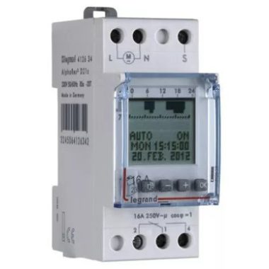 LEGRAND 412634 Alpharex3 D21s digitális programkapcsoló 1 CW IN
