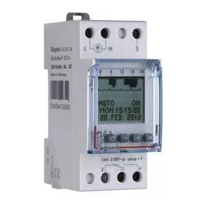   LEGRAND 412634 Alpharex3 D21s digitális programkapcsoló 1 CW IN