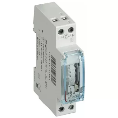 LEGRAND 412790 MicroRex T11 daily program switch with operating reserve with vertical front