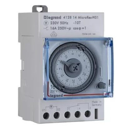   LEGRAND 412814 MicroRex W31 weekly program switch without operating reserve, with horizontal front panel