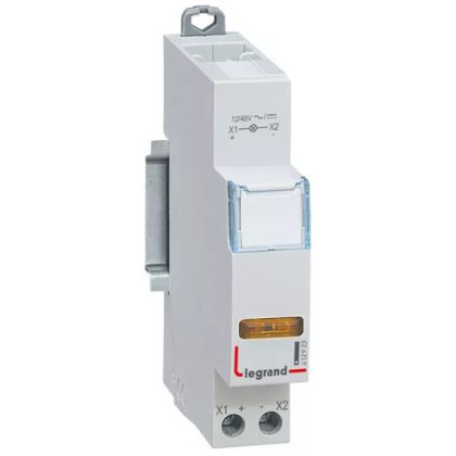 LEGRAND 412923 CX3 moduláris jelzőlámpa LED sárga 12/48V ~/=