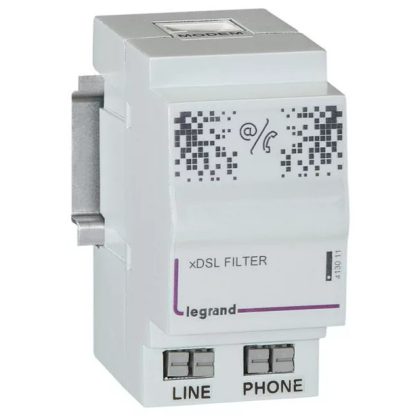   LEGRAND 413011 Master xDSL distributor, 2 inputs-1 output, 2 DIN modules