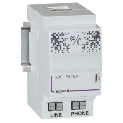 LEGRAND 413011 Master xDSL elosztó, 2 bemenet-1 kimenet, 2 DIN modul