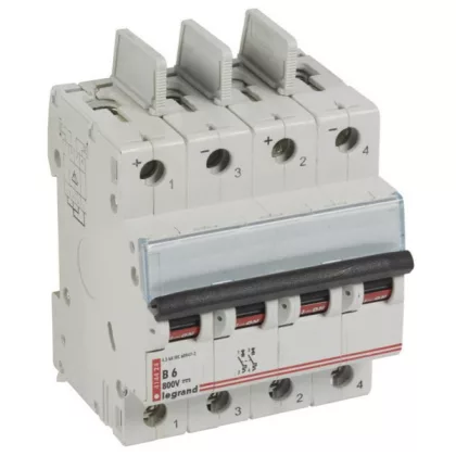 LEGRAND 414424 Lexic kismegszakító 2P 6A 800V=