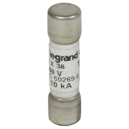 LEGRAND 414628 Cylindrical fuse 10x38 12A 1000V=