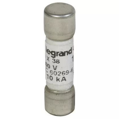 LEGRAND 414628 Cylindrical fuse 10x38 12A 1000V=