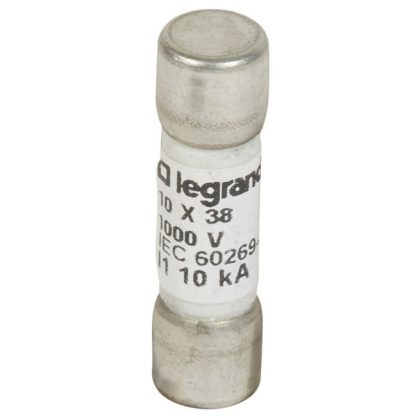 LEGRAND 414629 Cylindrical fusible fuse 10x38 15A 1000V=