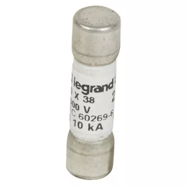 LEGRAND 414630 Hengeres olvadó biztosító 10x38 20A 1000V=
