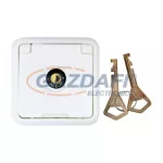   SCHNEIDER/ELSO 415014 2P+F FR dugalj csatlakozóaljzat, zárható, IP44, 16A, fehér