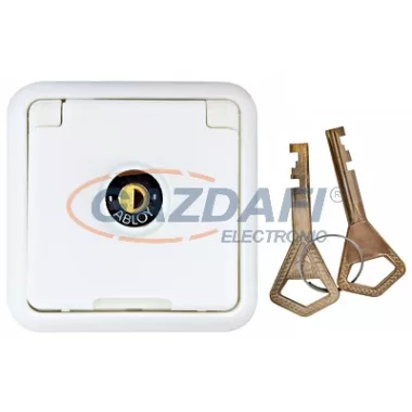 SCHNEIDER/ELSO 415020 2P+F dugalj csatlakozóaljzat, zárható, IP44, 16A, gyöngyház