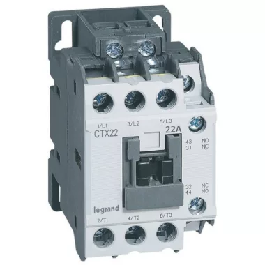 LEGRAND 416110 CTX3 ip. mágneskapcs. 3P 22A 1Z+1NY 24V AC LEGRAND 416110 CTX3 ip. mágneskapcs. 3P 22A 1Z+1NY 24V AC