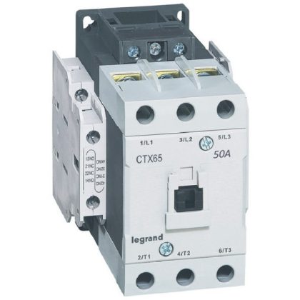   LEGRAND 416146 CTX3 industrial contactor 3P 50A 2Z+2NY 230V AC