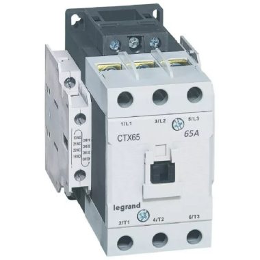 LEGRAND 416164 CTX3 industrial contactor 3P 65A 2Z+2NY 110V AC