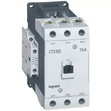 LEGRAND 416191 CTX3 ip. mágneskapcs. 3P 75A 2Z+2NY 24V DC LEGRAND 416191 CTX3 ip. mágneskapcs. 3P 75A 2Z+2NY 24V DC