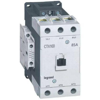   LEGRAND 416200 CTX3 industrial contactor 3P 85A 2Z+2NY 24V AC
