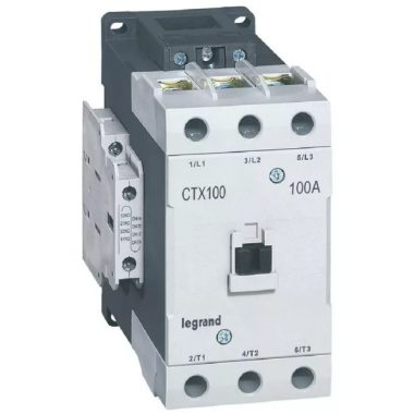 LEGRAND 416230 CTX3 industrial contactor 3P 100A 2Z+2NY 24V AC