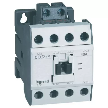 LEGRAND 416426 CTX3 ip. mágneskapcs. 4P 40A AC1 230V AC LEGRAND 416426 CTX3 ip. mágneskapcs. 4P 40A AC1 230V AC