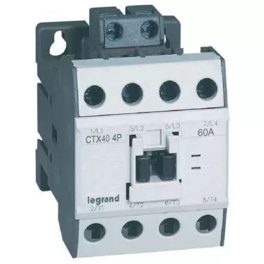 LEGRAND 416436 CTX3 ip. mágneskapcs. 4P 60A AC1 230V AC LEGRAND 416436 CTX3 ip. mágneskapcs. 4P 60A AC1 230V AC