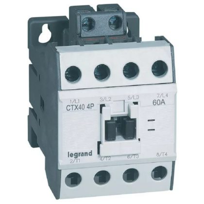 LEGRAND 416436 CTX3 industrial contactor 4P 60A AC1 230V AC