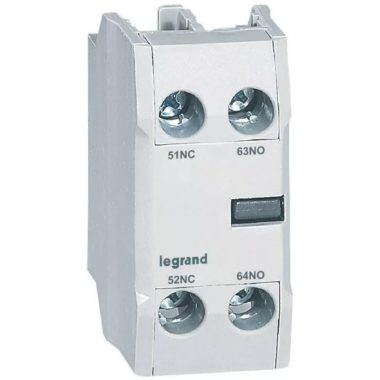 LEGRAND 416850 CTX3 á.j. segédérintkező 1Z+1NY mellső rögzítés