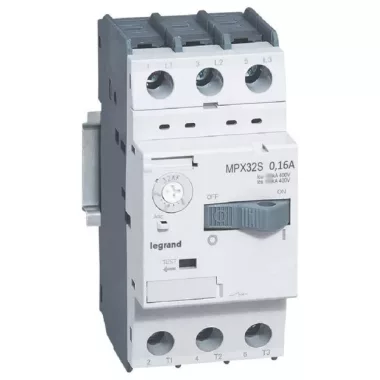 LEGRAND 417300 MPX3 32S motorvédő kismegszakító TM 0.1-0.16A 3P