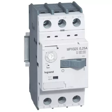 LEGRAND 417301 MPX3 32S motorvédő kismegszakító TM 0.16-0.25A 3P