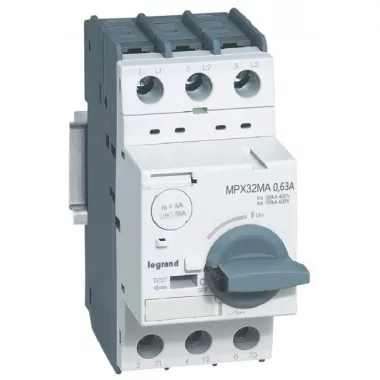 LEGRAND 417343 MPX3 32MA motorvédő kismegszakító M 0.63A 3P