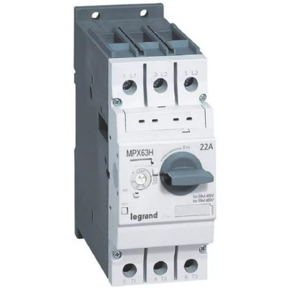  LEGRAND 417363 MPX3 63H motor protection circuit breaker TM 14-22A 3P