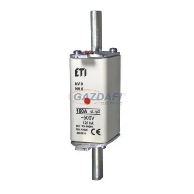 ETI NH0 kisfeszültségű késes olvadóbetét, 25A, 500V