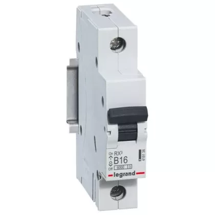 LEGRAND 419136 RX3 kismegszakító 1P B16 6000A BIC