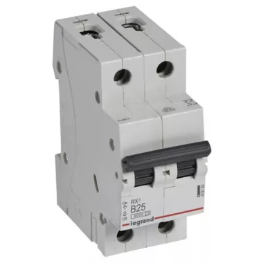 LEGRAND 419160 RX3 kismegszakító 2P B25 6000A BIC