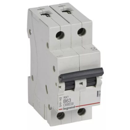 LEGRAND 419164 RX3 kismegszakító 2P B63 6000A BIC