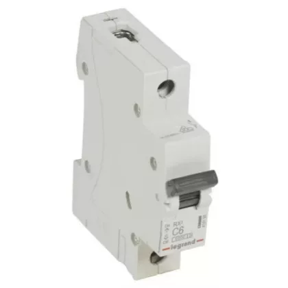 LEGRAND 419199 RX3 kismegszakító 1P C6 6000A BIC