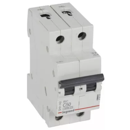 LEGRAND 419229 RX3 kismegszakító 2P C50 6000A BIC