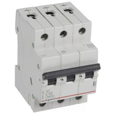 LEGRAND 419233 RX3 kismegszakító 3P C10 6000A BIC