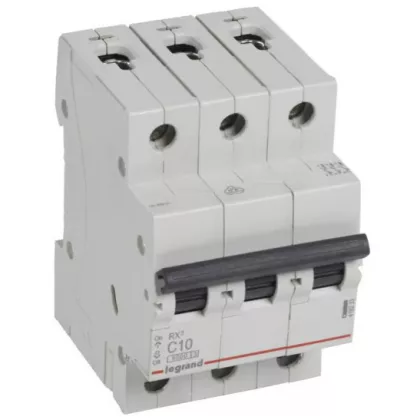 LEGRAND 419233 RX3 kismegszakító 3P C10 6000A BIC