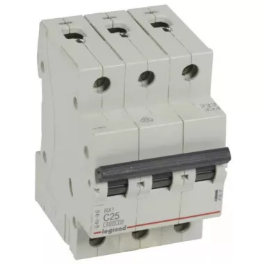 LEGRAND 419237 RX3 kismegszakító 3P C25 6000A BIC