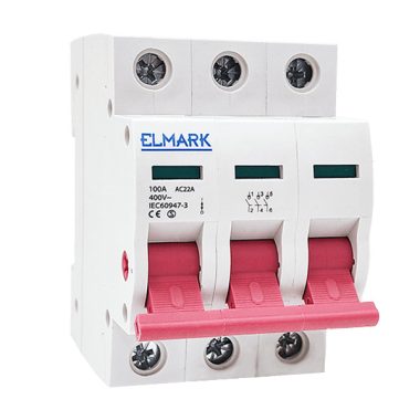ELMARK szakaszoló kapcsoló, ISS, 3P, 80A, 230/400V