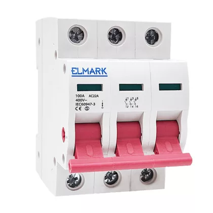 ELMARK szakaszoló kapcsoló, ISS, 3P, 100A, 230/400V