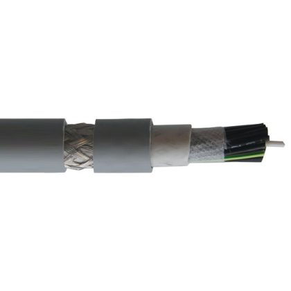    HSLCH-Oz Cablu de comanda ecranat fără halogen 2x1mm2 gri 300 / 500V