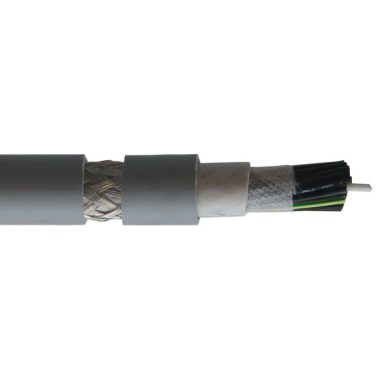  HSLCH-Oz Cablu de comanda ecranat fără halogen 2x0.75mm2 gri 300 / 500V