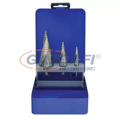  SG PRO 4200696 Kúpos fúrókészlet 3 részes, fém dobozban