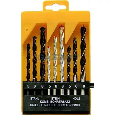 SG PRO 420609 Fúrószár készlet 3in1, 9 részes