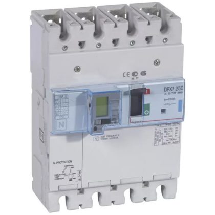   LEGRAND 420659 DPX3 250 250A 4P+ÁVK elektronikus mágneses 70kA kombinált ávk