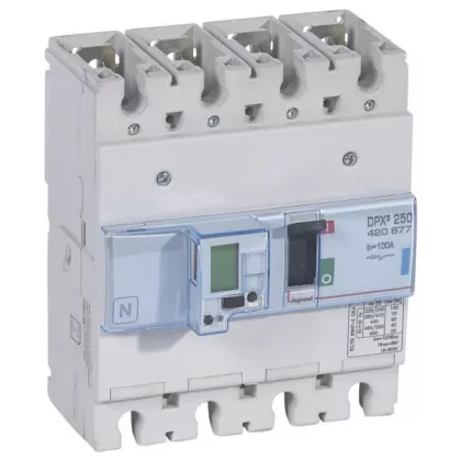   LEGRAND 420677 DPX3 250 100A 4P S2 + M 70kA compact circuit breaker