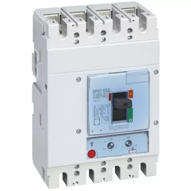 LEGRAND 422047 DPX3 630 compact circuit breaker thermal magnetic 4P 250A 100kA