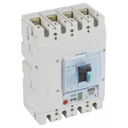 LEGRAND 422184 DPX3 630 kompakt megszakító Sg+mérés 4P 500A 36kA